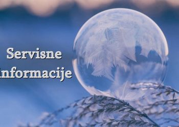Servisne informacije, četvrtak, 16. januar 2025. godine