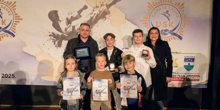 Karate savez USK nagradio karatiste i trenera KK “Fudokan”