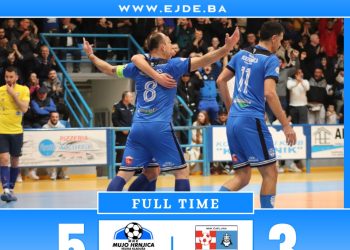 MNK “Mujo Hrnjica” u polufinalu play-offa za ulazak u Premijer ligu u futsalu!