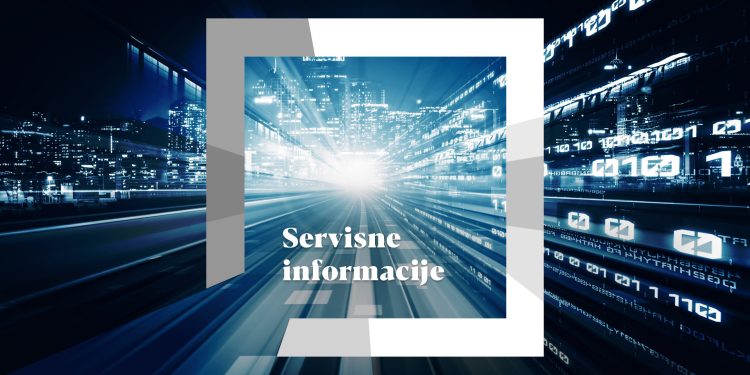 Servisne informacije, četvrtak, 17. april 2025. godine