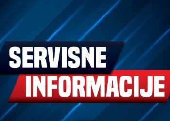 Servisne informacije, utorak, 15. april 2025. godine