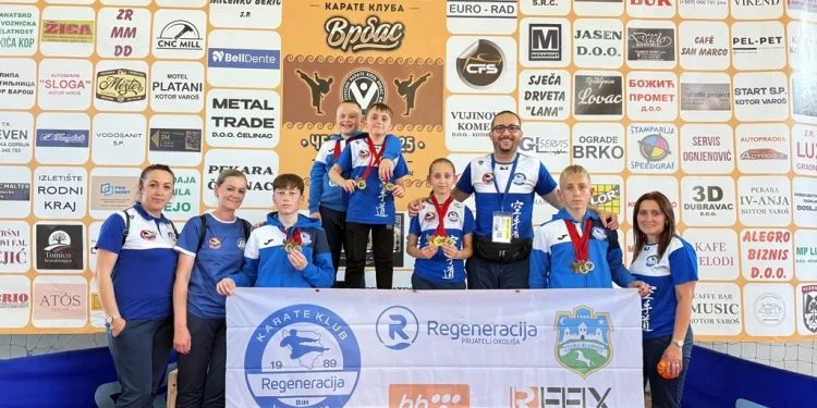 Uspješan vikend za KK ”Regeneracija” : Dva turnira i 23 medalje
