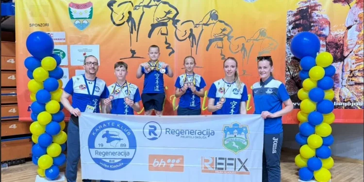 Novih 13 medalja za KK ”Regeneracija” sa turnira u Bugojnu