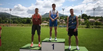 Atletičar Ermin Beganović prvak BiH u discilini 400m u kategoriji takmičara do 20 godina