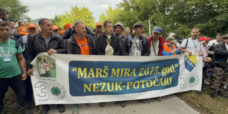 Marš mira: Više od 6 hiljada učesnika na posljednjoj etapi puta