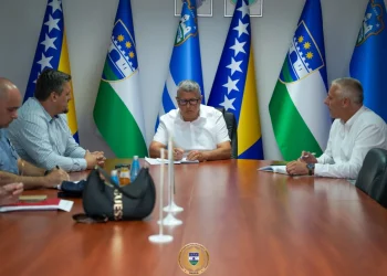 Ministar Habibija sa načelnikom Horvatom o izgradnji nove upravne zgrade u Velikoj Kladuši