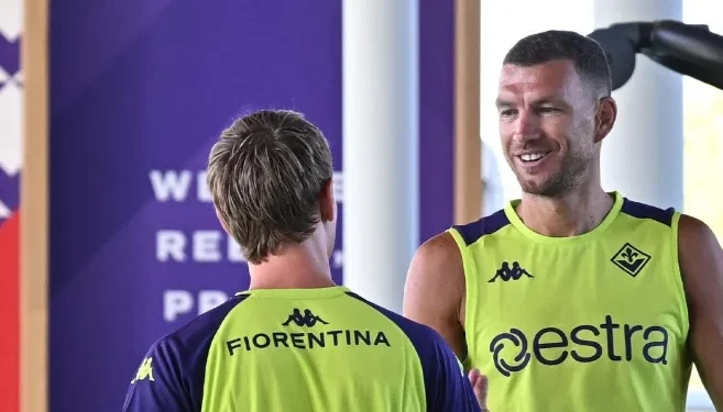 Edin Džeko obavio prvi trening s Fiorentinom