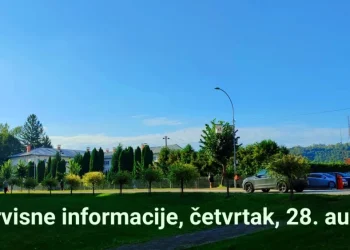 Servisne informacije, četvrtak, 28. august 2025. godine