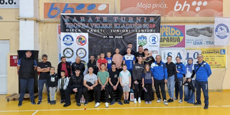 Tradicionalni „Trofej Velike Kladuše 2025“ okupio karatiste iz regije