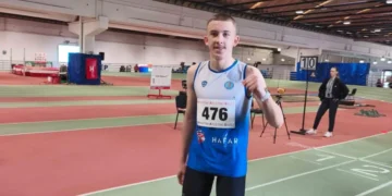 Harun Hušidić ostvario najbrže vrijeme u BiH na 1000m, četvrto na Balkanu u 2026. godini