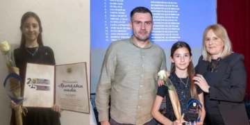 Mlada nogometašica Hana Hodžić iz Velike Kladuše: U jednom danu dva priznanja u dva grada i dvije države