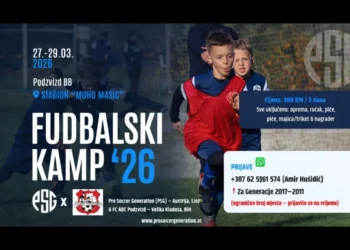 FC “ABC” Podzvizd & Pro Soccer Generation – Fudbalski kamp 2026