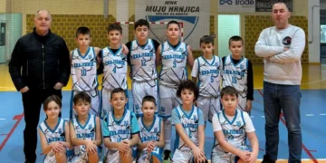 Pobjeda i poraz u prvom kolu Mini basket lige USK za KK “Krajišnik”