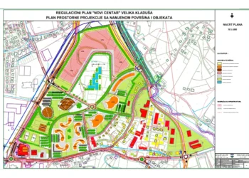 Poziv na javni uvid i javnu raspravu o Nacrtu Regulacionog plana “Novi centar” Velika Kladuša