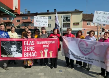 Osmomartovska šetnja u Velikoj Kladuši za prava i sigurnost žena