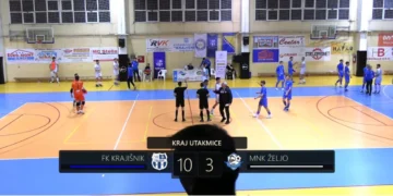 Futsaleri Krajišnika dominantni protiv Želje rezultatom 10:3