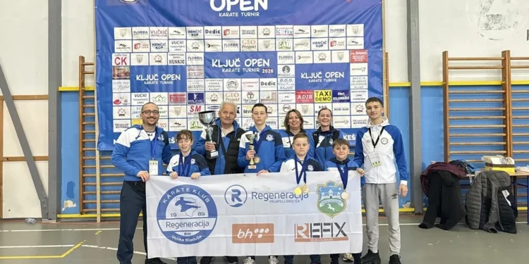 „Ključ Open 2026“: Berba medalja kladuških karataša