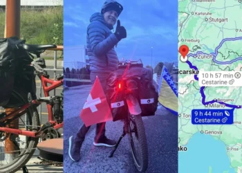 Mevsud Džanić biciklom iz Švicarske ka Velikoj Kladuši u čast plasmana Zmajeva na SP