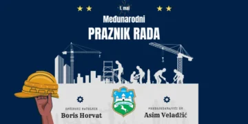 Prvomajska čestitka Načelnika Horvata i Predsjedavajućeg OV Veladžića