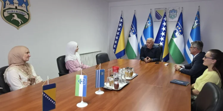 Prijem za Ezanu Kovačević, prvu hafizu Kur'ana Časnog u Velikoj Kladuši