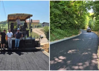 Asfaltiranje dionice Palići – Jankovac u MZ Mala Kladuša privodi se kraju