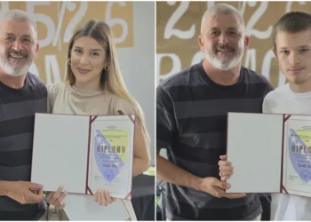 Svečano uručene diplome maturantima JU I srednja škola “Dr. Husein Džanić”: Ema Fazlić i Ajdin Kordić učenici generacije