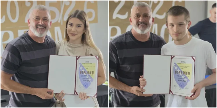 Svečano uručene diplome maturantima JU I srednja škola “Dr. Husein Džanić”: Ema Fazlić i Ajdin Kordić učenici generacije