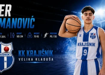 Veliko priznanje za KK Krajišnik: Aner Ljumanović dobio je poziv za kontrolni trening U-16 reprezentacije BiH