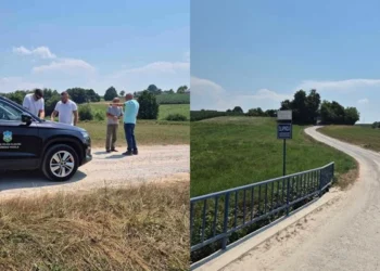 KOV-GRAD d.o.o. Bužim uveden u posao na dionici puta Brezovo Polje u MZ Glinica