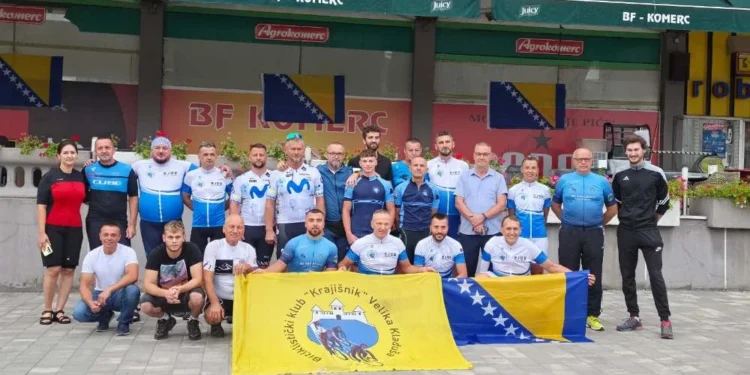 15 biciklista iz Velike Kladuše učestvuje na maratonu Bihać – Srebrenica